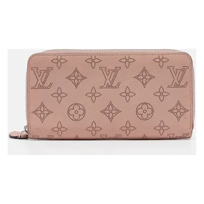 Louis Vuitton Rose Jasmin Mahina Monogram Leather Zippy Wallet