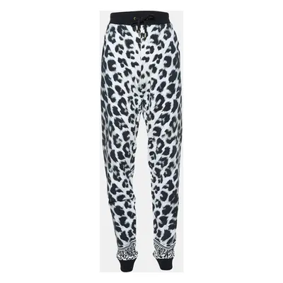 Versus Versace White Leopard Print Leggings