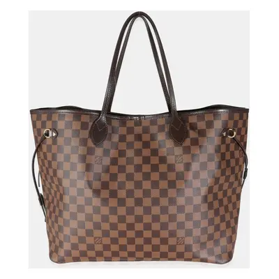 Louis Vuitton Brown Damier Ebene Canvas Neverfull GM Tote Bag