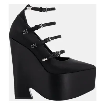 Versace Black Satin Pumps EU