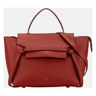 Celine Micro Leather Belt Satchel