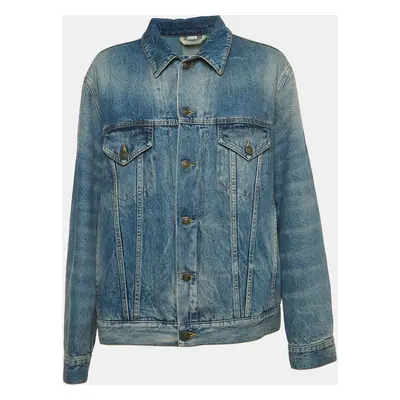 Gucci Blue Japanese Embroidered Denim Jacket