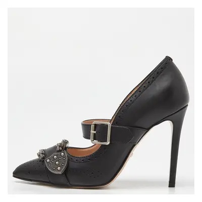 Gucci Black Leather Dionysus Pumps Size