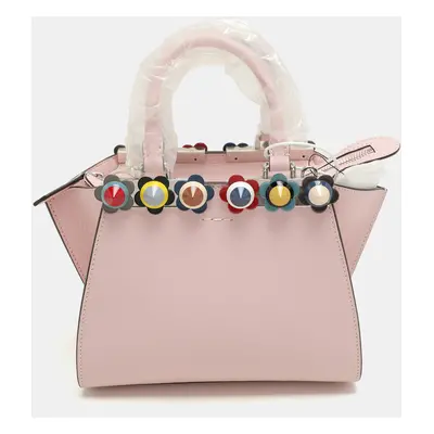 Fendi Pink Leather Mini Studded 3Jours Tote