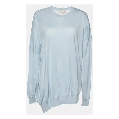 Stella McCartney Light Blue Wool & Silk Jumper