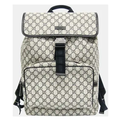 Gucci GG Supreme Beige Navy GG Supreme Backpack