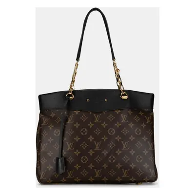 Louis Vuitton Brown Monogram Canvas Pallas Shopper Tote Bag