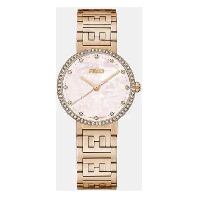 Fendi Rosegold steel Watch