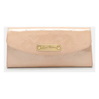 Louis Vuitton Beige Monogram Vernis Leather Sunset Boulevard Clutch