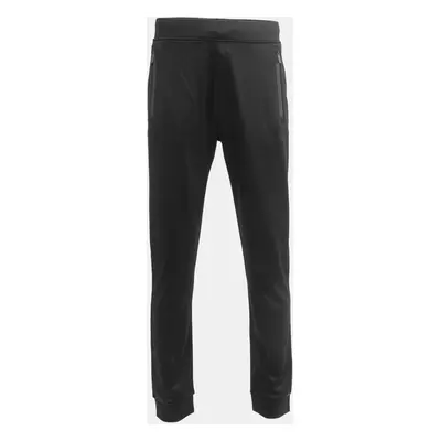 Armani Collezioni Black knit Drawstring track Pants