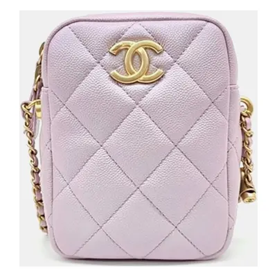 Chanel Pink Leather Mini Camera Bag