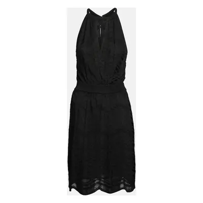 M Missoni Black Knit Sleeveless Midi Dress