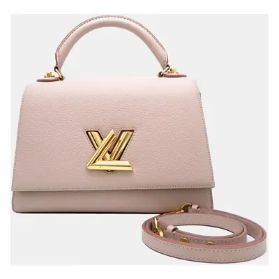 Louis Vuitton Pink Leather MM Twist One Handle MM Bag