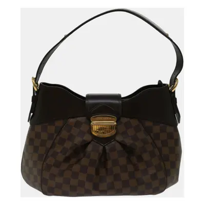 Louis Vuitton Brown Damier Ebene Canvas Sistina Hobo Bag