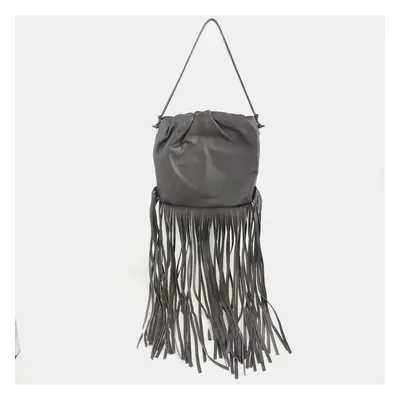 Bottega Veneta Brown Leather Fringe Shoulder Bag