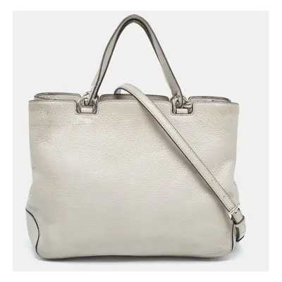 MICHAEL Michael Kors Grey Leather Anabelle Tote