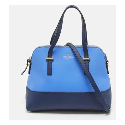 Kate Spade Two Tone Blue Leather Cedar Street Maise Satchel