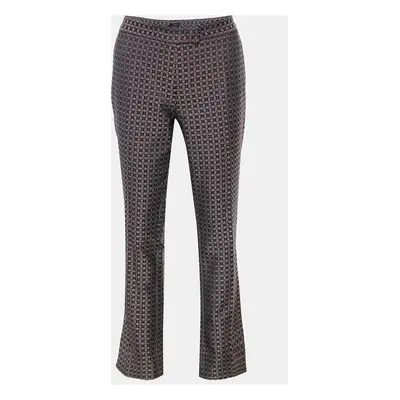 Joseph Black & Burgundy Cravatte Jacquard Duke Trousers