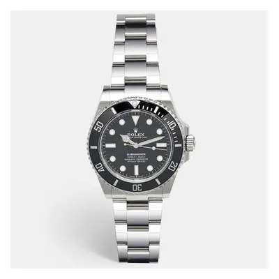 Rolex Black Cerachrom Oystersteel Submariner M124060-0001 Men's Wristwatch