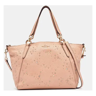 Coach Peach Leather Small Kelsey Satchel