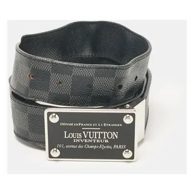 Louis Vuitton Damier Graphite Canvas Inventeur Reversible Belt