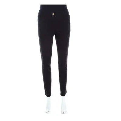 Escada Black Stretch Denim Teresa Straight Leg Jeans