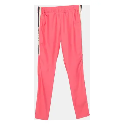 Gucci Neon Pink Logo Tape Detail Leggings (10 Yrs)