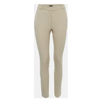 Joseph Beige Gabardine Straight Fit Trousers