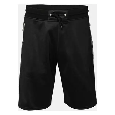 Givenchy Black Jersey Logo Tape Trimmed Shorts