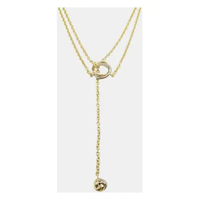 Cartier Trinity Necklace 18k Gold White Gold Gold Metal