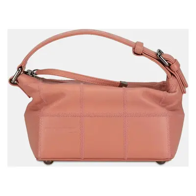 Chanel Pink Caviar Leather Square Stitched Hobo Bag