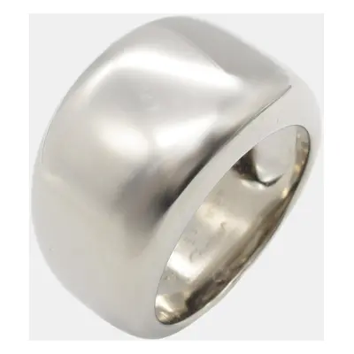 Cartier 18K White Gold Nouvelle Vague Band Ring EU