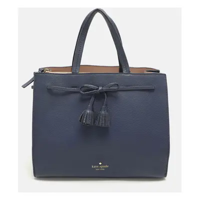 Kate Spade Blue Leather Hayes Street Tote