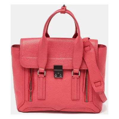 3.1 Phillip Lim Red Leather Pashli Medium Satchel