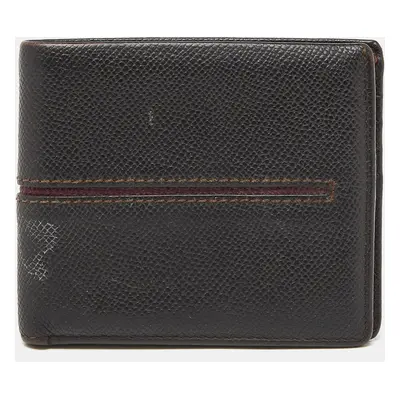 Tod's Brown Leather Bifold Wallet