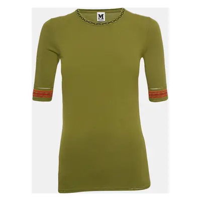 M Missoni Green Knit Top