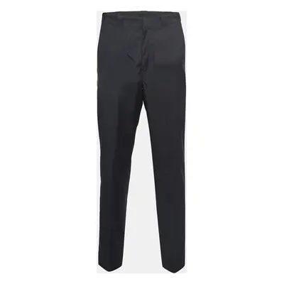 Prada Charcoal Grey Wool Trousers