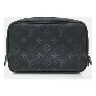 Louis Vuitton Black Monogram Eclipse Toiletry Pouch Bag