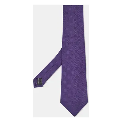 Tom Ford Purple Silk Jacquard Traditional Tie