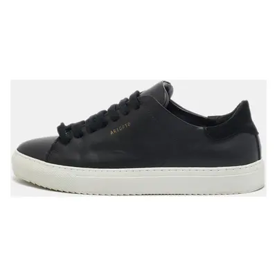 Axel Arigato Black Leather and Suede Lace Up Sneakers Size