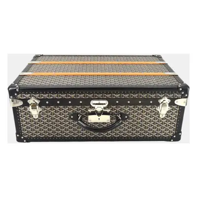 Goyard Black PVC Palace Travel Trunk bag