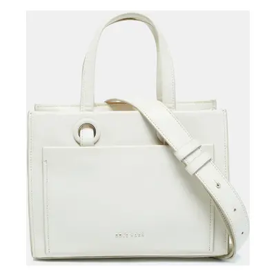 Cole Haan Off White Leather Grand Series Tote