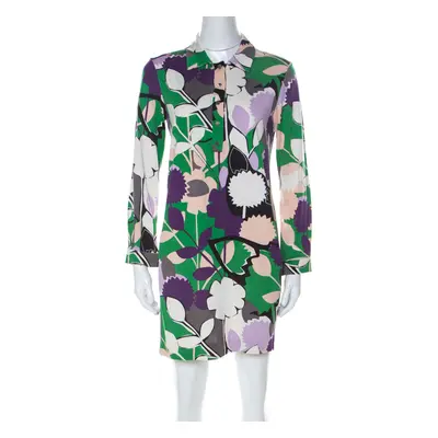 Diane von Furstenberg Multicolor Printed Silk Jersey Nicole Tunic