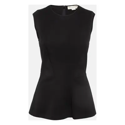 Stella McCartney Black Knit Sleeveless Round Neck Top