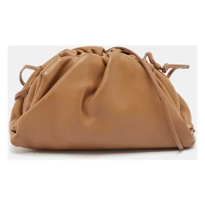 Bottega Veneta Brown Leather Mini The Pouch Bag