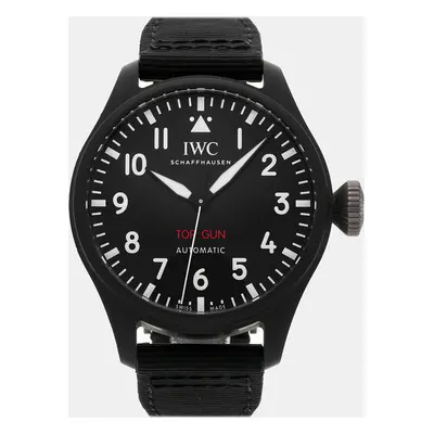 IWC Black Ceramic Pilot's IW3891-08 Automatic Men's Wristwatch mm