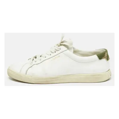 Saint Laurent White Leather Court Classic Sneakers Size