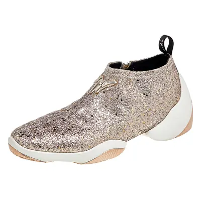 Giuseppe Zanotti Gold Glitter Jump Sneakers Size