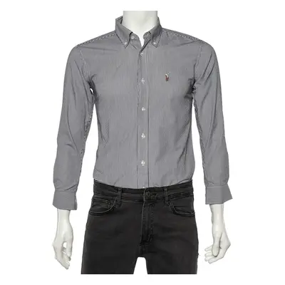 Ralph Lauren Monochrome Striped Cotton Classic Fit Shirt