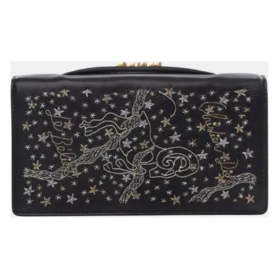 Dior Black Lambskin Tarot Aries Clutch